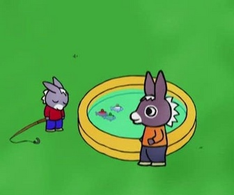 Trotro et la pêche à la ligne