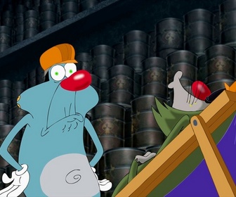 Oggy et les cafards - S03 E03 - Gardiens de nuit