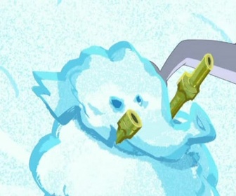 Zig et Sharko - Une hyène en hiver