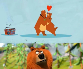 Grizzy et les lemmings - Danse avec les ours