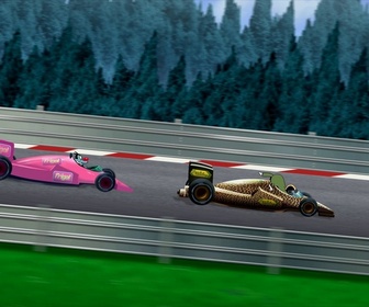 Oggy et les cafards - S03 E37 - Formule 1