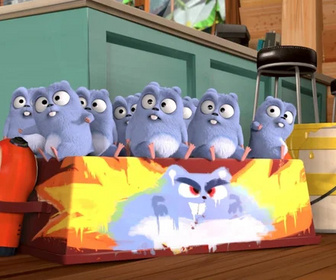 Grizzy et les lemmings - Ours Zen